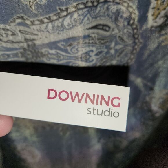 Downing Studio Sleeveless Top Size 4x Stunning Color - Picture 3 of 5